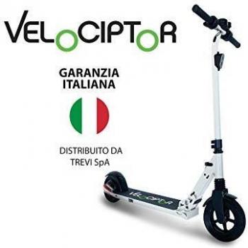Velociptor ES80 W-WH Patineta Eléctrica Unisex, Blanco, Talla Única