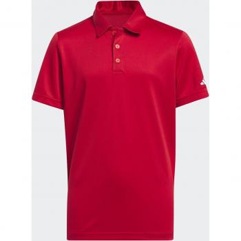 Polo de Rendimiento Unisex para Niños adidas Rojo 140