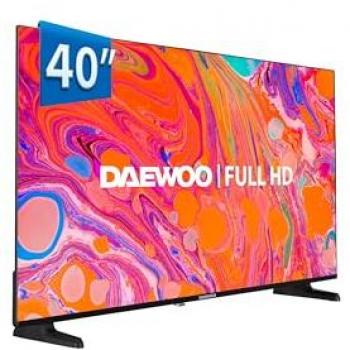 Televisor Daewoo Smart TV 40 Pulgadas Full HD (HDR10, 1920x1080, Sin Marco, Dolby Audio) Gama 2025