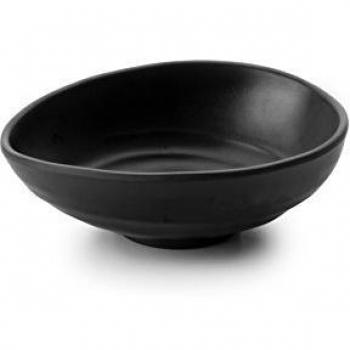 Lacor - 63368 - Bol De Melamina Oval 17x14x6 - Negro