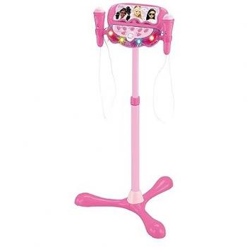 Soporte Ajustable LEXIBOOK Barbie con 2 Micrófonos, Efectos de Voz, Luces y Altavoz Bluetooth con Entrada Auxiliar