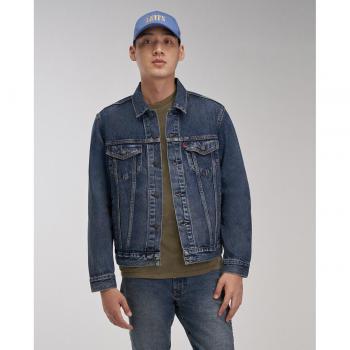 Levi's® The Trucker Jacket Men's Blue Denim Jacket with Chest Pockets