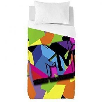 Euromoda Licencias Juego De Funda Nórdica Mtv Geo Multicolor 150 x 220 + 145 x110 cm