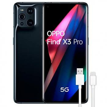 Oppo Find X3 Pro - Smartphone 5G con Pantalla AMOLED, Snapdragon 888, Cámara Cuádruple 50MP, 256GB, Batería 4500mAh y Carga Rápida 65W