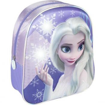Mochila Escolar Frozen II con Luces 3D - Cerdá