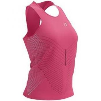 COMPRESSPORT PERFORMANCE SINGLET W HOT PINK/AQUA TALLA M