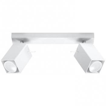 Aplique de Techo MERIDA 2 Luces GU10 Acero Blanco