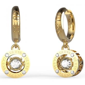 PENDIENTES GUESS SOLITAIRE DORADOS JUBE01463JWYGT/U