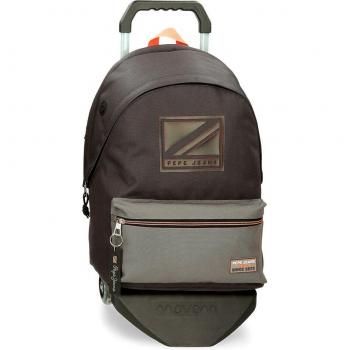 Mochila escolar de niño Cody portaordenador dos compartimentos con carro