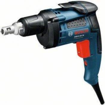 Atornillador para Pladur Bosch GSR 6-45 TE, 700W, 0-4500 rpm, Diámetro Máximo del Tornillo 6mm, con Tope de Profundidad y