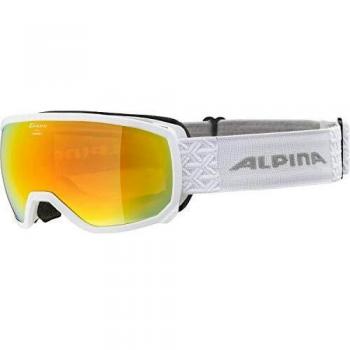 ALPINA SCARABEO S White HM Red sph, Unisex-Adult, One Size