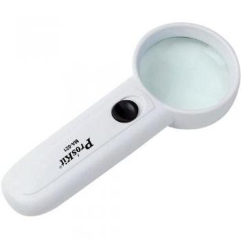 Lupa x3.5 aumentos y luz LED - Calidad garantizada.