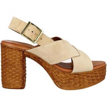 Sandalias de Mujer ITSE CINDY 2311-BIS BEIGE, color beige, diseño elegante, comodidad superior, suela antideslizante, material de alta calidad