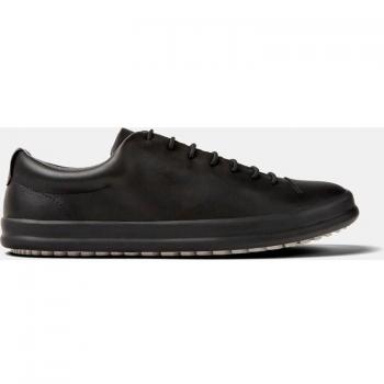 CAMPER Chasis Men's Casual Shoes - Black, Size 46/12, Smooth Leather