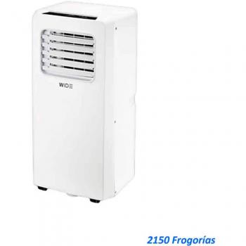 Aire acondicionado portátil Wide WDPC09MARIN3, 2150 fg/h, 1000W, Deshumidificación, Blanco