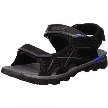 Regatta Kota Drift Men's Sandals - Black/Nautical Blue, Size 43