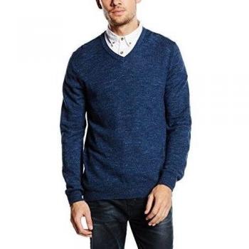 camel active V-NECK PULLOVER-suéter Hombre    Blau
