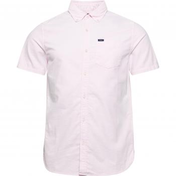 Camisa de Manga Corta Vintage Oxford Superdry Color Rosa Ciudad 3XL
