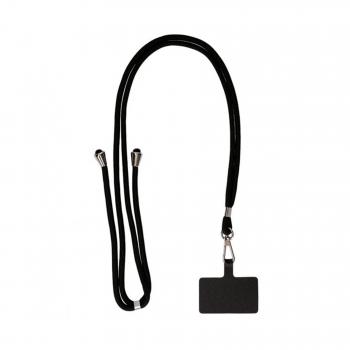Ksix Colgante para Móvil Universal con Tarjeta Adaptadora 160 Cm Negro