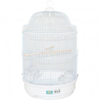 Jaula para pájaros alta redonda azul 33*33*56.5cm