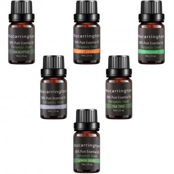 Aceite Esencial Aromaterapia - 100% Puro Natural Aromatherapy Oil Set de regalo 6x10ml
