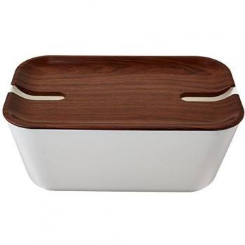 Hideaway Cable Organizer Bosign - Range Câbles M Blanc/Bois Foncé [Importación Francesa]