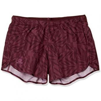 SALOMON Agile Short Pantalón Corto, Mujer, Winetasting/Ao, XS