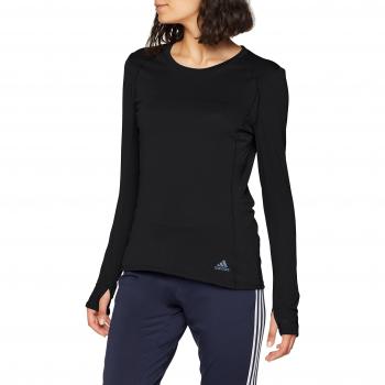 Adidas Supernova LS T Camiseta, Mujer, Negro, 2XS