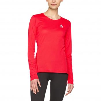 Odlo L/S Shaila – Camiseta, Primavera/Verano, Mujer, Color Coral, tamaño M
