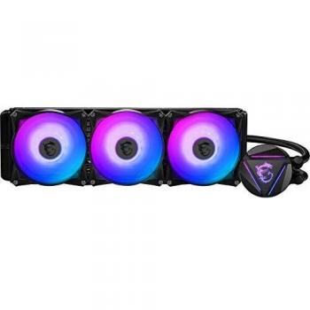 MSI MAG CORELIQUID 360R - Refrigeración Líquida AIO CPU, Radiador de 360, Bomba en el Radiador, 3 x 120 mm Ventiladores ARGB, Intel 1151/1200/2066, AMD AM4/TR4/sTR4/SP3