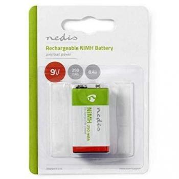 Nedis Pila Recargable de Ni-MH: Blo Que E 8.4 V 250 mAh