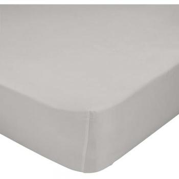Bajera Básica Gris 160x200 cm (Cama 150/160) - 100% Algodón, Calidad de 150 TC, Fabricado en España