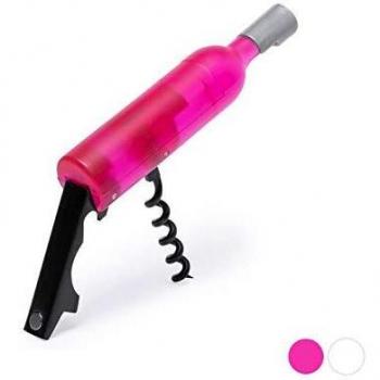 BigBuy Sommelier S1402667 Sacacorchos, Stainless Steel, Negro