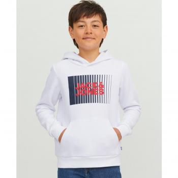 Jack & Jones Junior Hooded Sweatshirt with Corp Logo Play
