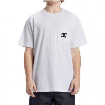 Camiseta de hombre DC Star Pocket en color blanco, modelo ADYZT05377-WBB0 de la marca DC Shoes