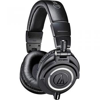 Audio-Técnica ATH-M50x - Auriculares para DJ, color negro