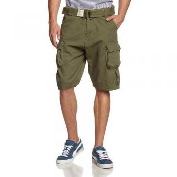 Surplus - Pantalón Corto Cargo para Hombre, Talla 56, Color Verde