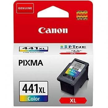 Cartucho de tinta Canon CL-441XL de alta capacidad en colores cian, magenta y amarillo