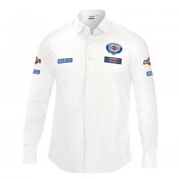 Camisa de Manga Larga Sparco Martini Racing Talla M Blanco