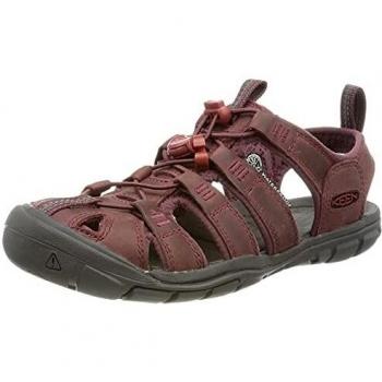Sandalias Keen Clearwater CNX de Cuero para Mujer - Rojo