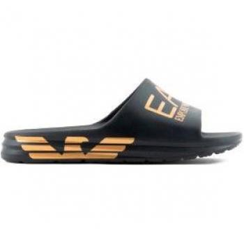 Chanclas EA7 Crusher Distance para Hombre en Color Negro