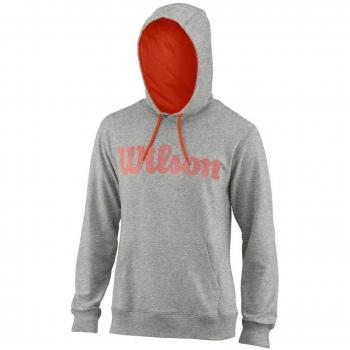 WILSON M Script Cotton PO Hoody - Sudadera, Hombre, Gris