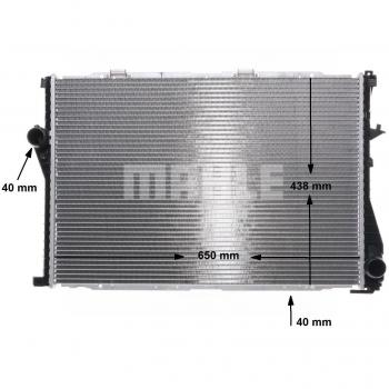 Enfriador de refrigeración del motor MAHLE ORIGINAL CR 295 000S