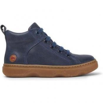 Camper Kiddo Navy Blue Leather Boots for Kids, Size 25