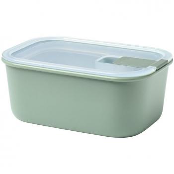 Recipiente Easyclip de Mepal, contenedor de alimentos de 700 ml en color menta, caja de comida fresca con tapa y cierre de clic, apto para microondas, horno y congelador, hermético y a prueba