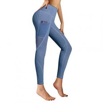 RaMokey Leggings Mujer Mallas de Deporte de Mujer Cintura Alta con Bolsillos Pantalon Deportivo para Running Training Estiramiento Yoga y Pilates