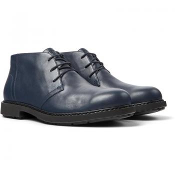 CAMPER Neuman Ankle Boots for Men - Blue, Size 44, Smooth Leather