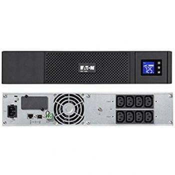 Eaton 5SC 1000i Rack2U - Sistema de alimentación ininterrumpida, Negro