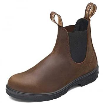 Bota Chelsea Unisex Blundstone 1609 de Cuero Marrón Antiguo, Resistente al Agua - Talla UK 4.5 / EU 37.5