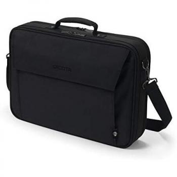 DICOTA Eco Multi Plus BASE 14-15.6 - laptop bag with protective padding and document compartment, black